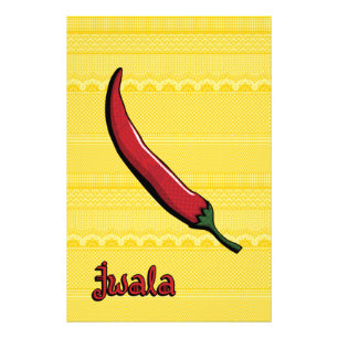 Foto Impressão de Arte de Pepper Jwala Chili