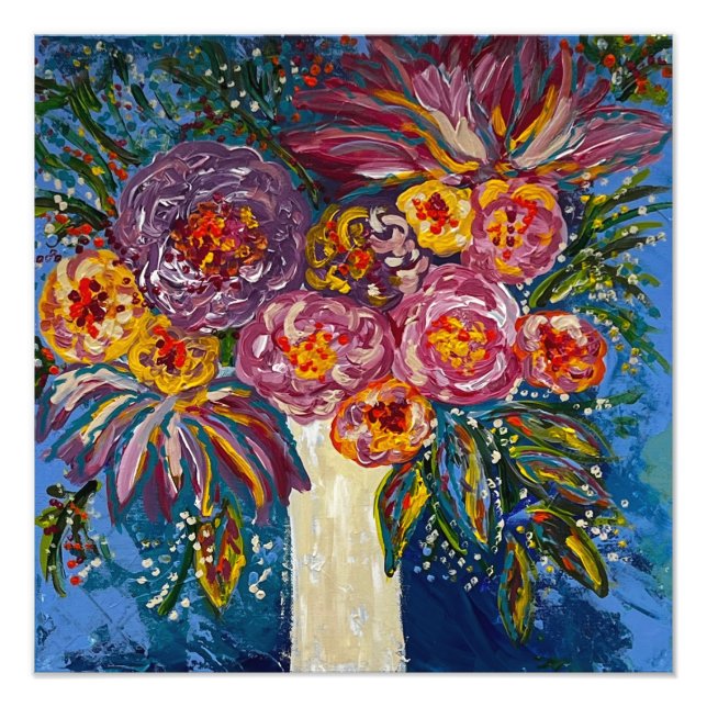 Foto Impressão de Buquê (Frente)