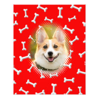 Impressão de Frame de Cão Padrão Ósseo