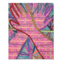 Impressão de Mãos de Fogo