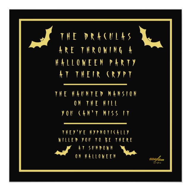 Foto Impressão de Muro de Halloween projetado pela poet (Frente)