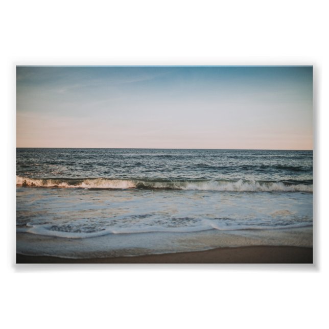 Foto Impressão de Ondas Oceânicas (Frente)