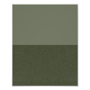 Foto Impressão de Poster Verde Musgo Minimalista – Pers