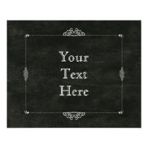 Impressão de Quadro de Chalkboard Personalizado