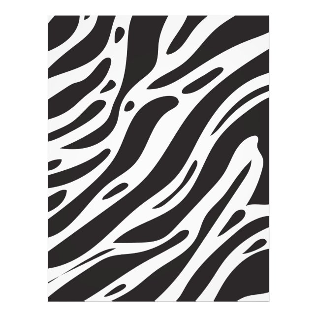 Foto Impressão de zebra (Frente)