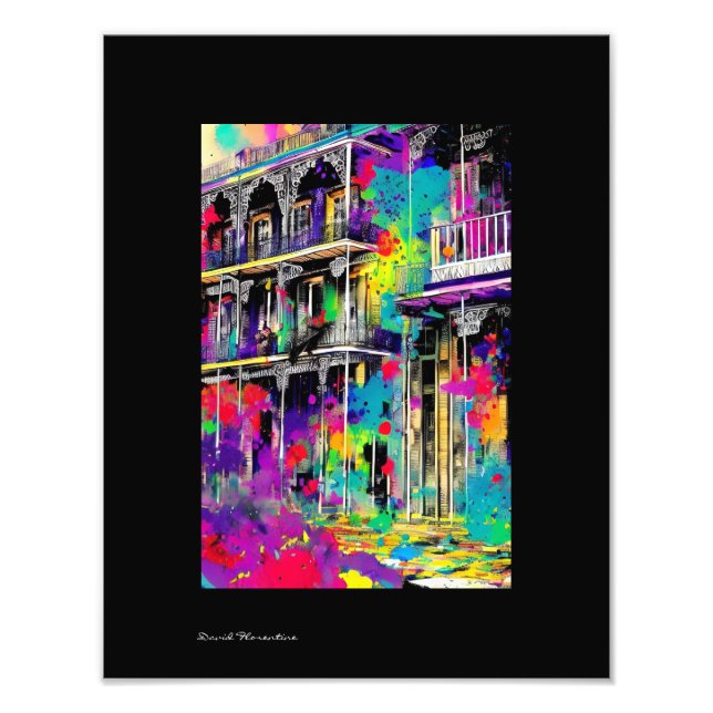 Foto Impressão do Balcão do Bubba do French Quarter (Frente)