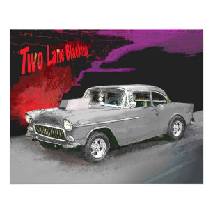 Foto Impressão do carro do filme do Blacktop de duas
