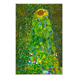 Foto Impressão do girassol de Gustavo Klimt
