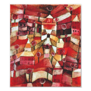 Foto Impressão do jardim de rosas de Paul Klee
