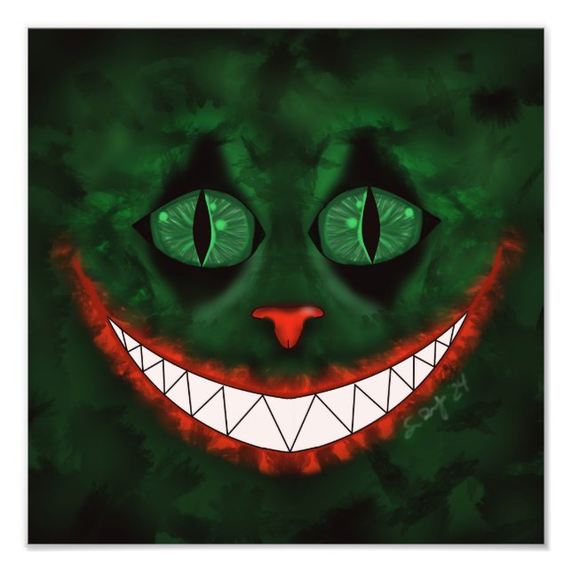Foto Impressão do Joker Cheshire (Frente)