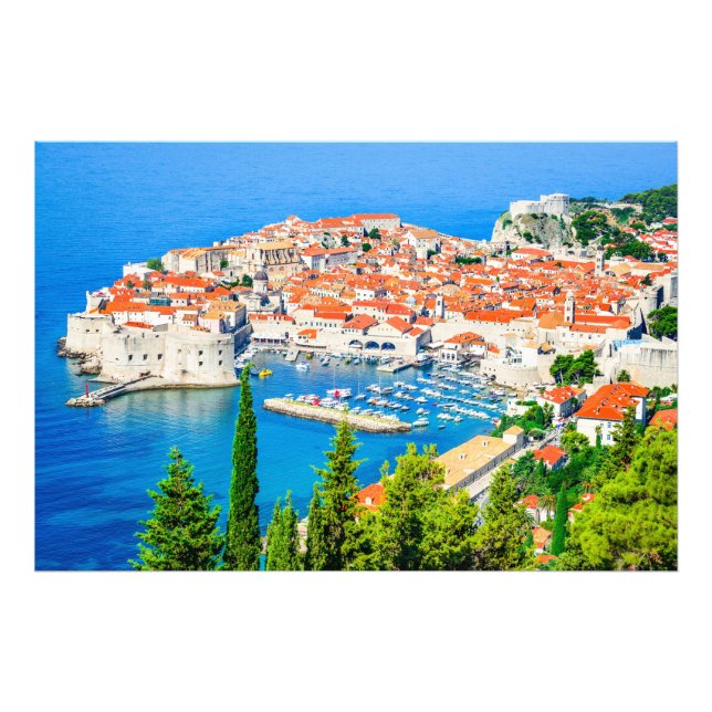 Foto impressão Dubrovnik Croácia (Frente)