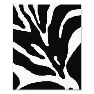 Foto Impressão em Animais de Stripe Zebra