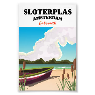 Foto Impressão em tela Sloterplas Amsterdã
