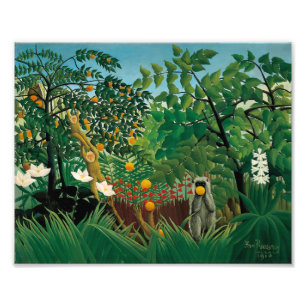 Foto Impressão exótico da paisagem de Henri Rousseau