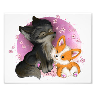 Foto Impressão Fluffy Cuddles