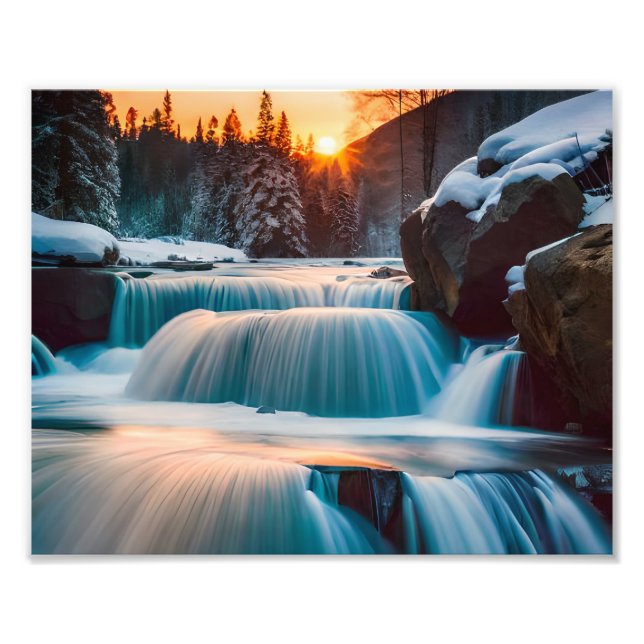 Foto Impressão Fotográfica-Cachoeira (Frente)