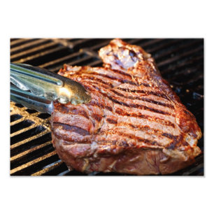 Foto Impressão grelhado da parede do bife