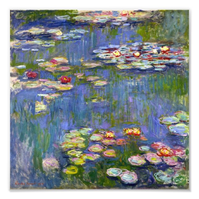 Foto Impressão Monet Water Lily 1916 (Frente)