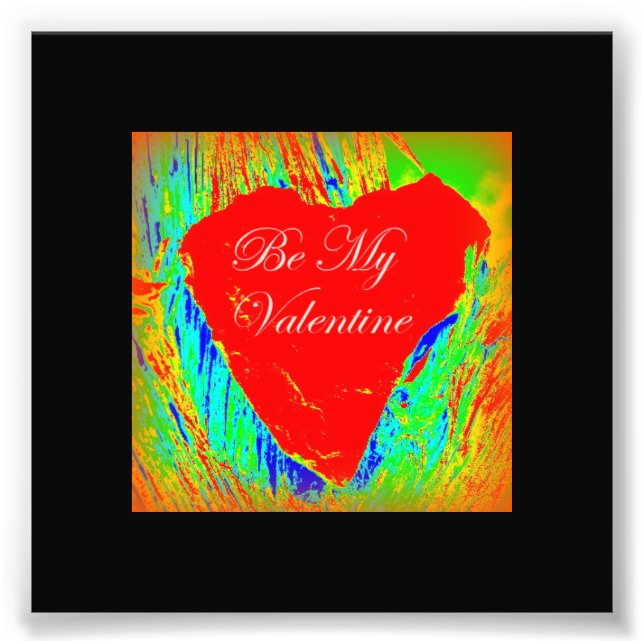 Foto impressão namorados vermelho (Frente)