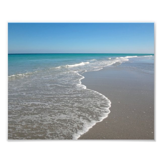 Foto Impressão Oceano II de praia (Frente)