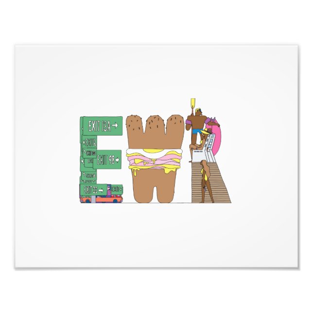 Foto Impressão personalizado | NEWARK, NJ (REI) (Frente)