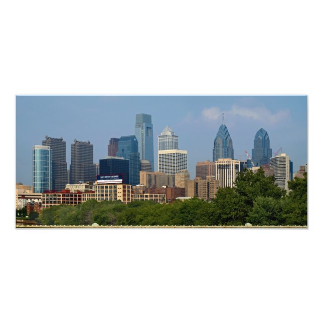 Foto Impressão PHOTO Philadelphia Skyline 10x22 (Frente)