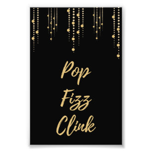 Foto Impressão Pop Fizz Clink Art