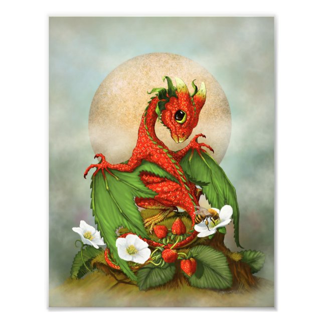 Foto Impressão Strawberry Dragon 8,5x11 (Frente)
