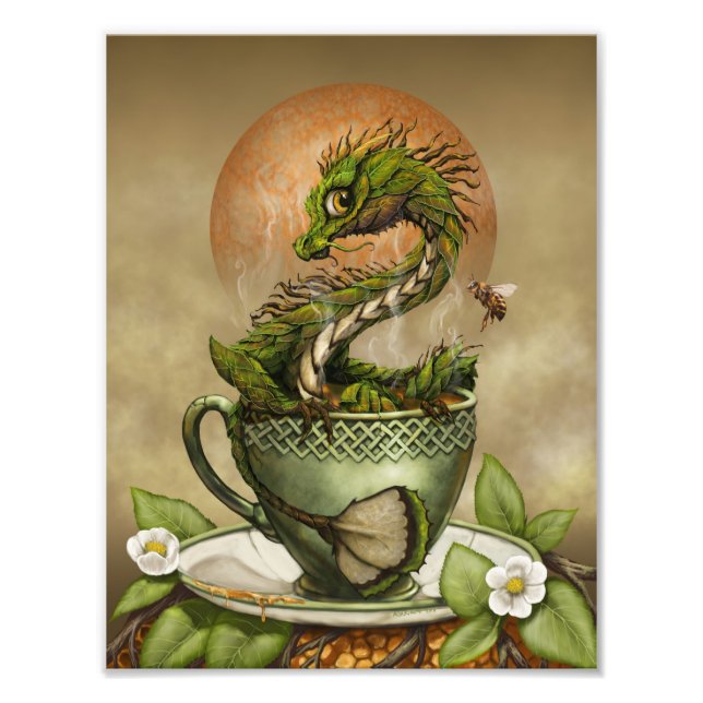 Foto Impressão Tea Dragon 8,5x11 (Frente)