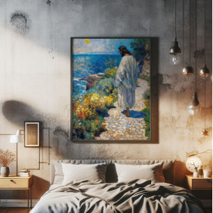 Foto Impressionismo de Jesus e do Mar