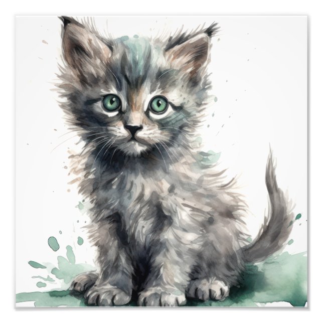 Foto Impressões de Berçário de Gatinhos e Quarto de Cri (Frente)