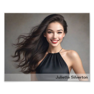 Foto Impressões de Capa 8x10 Gradiente Branco Horizonta