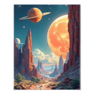 Foto Impressões de espaço inspiradores e Pensamento de