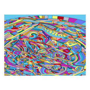 Foto Impressões e Posters do mar de Coral abstrato