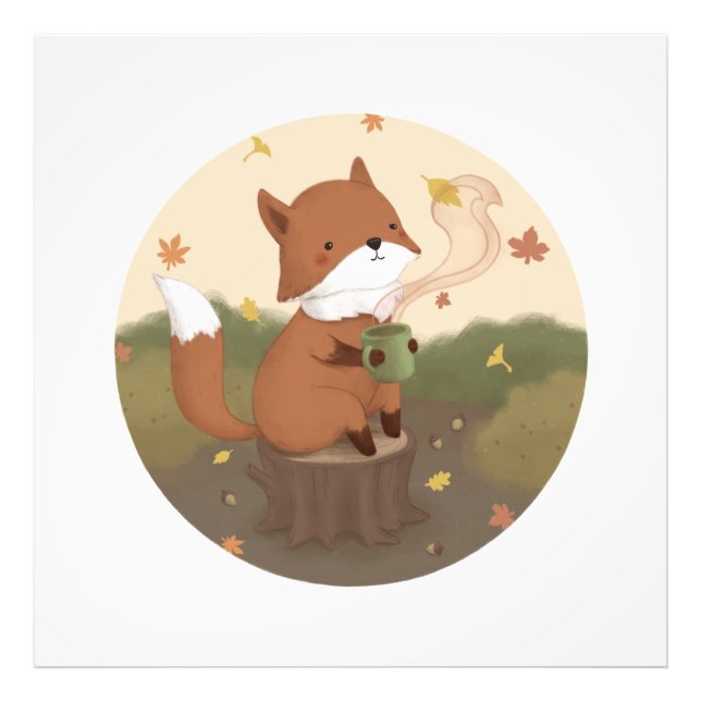 Foto Incrível outono: Fox (Frente)