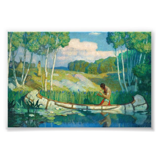 Foto Índia: Chamada de Amor por Newell Convers Wyeth (Frente)