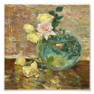 Foto Infância Hassam - Rosas Em Um Vaso