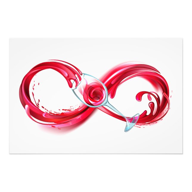 Foto Infinidade com vinho tinto (Frente)