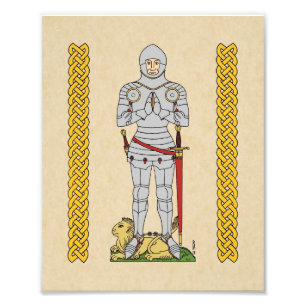 Foto Inglês Medieval Knight Circa 1430