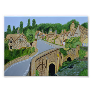 Foto inglesa da vila de Cotswold