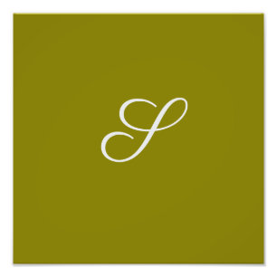 Foto Inicial monograma minimalista verde sálvia