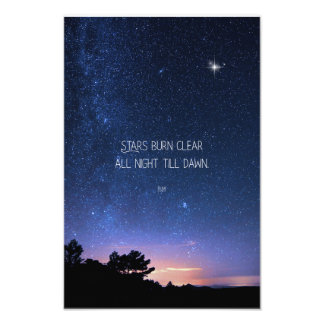 Foto Inspirational Motivational Rumi Quote Stars