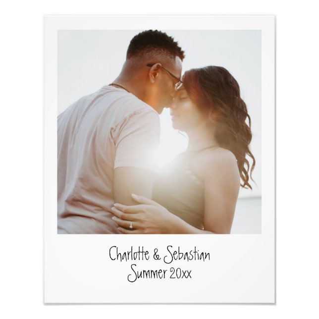 Foto Instantânea Antiga Personalizada (Frente)