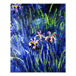Foto Irises, famosa pintura floral de Claude Monet