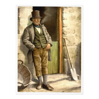 Foto Irish Peasant Farmer 1890