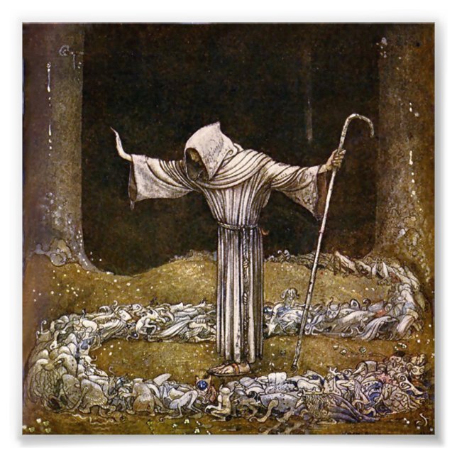 Foto “Irmão Martin” Aquarela de John Bauer (Frente)