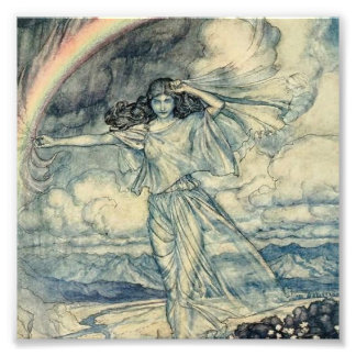 Foto “Isis Deusa do Arco-íris” por Arthur Rackham