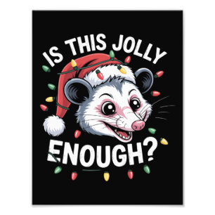 Foto Isso é Alegre o Suficiente? Natal Gambá Sarcástico