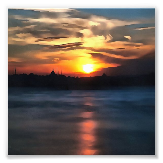 Foto Istambul Skyline Contra Belo Sol (Frente)