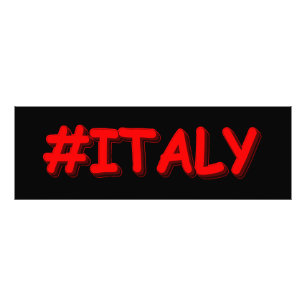 Foto "#ITÁLIA" Design. Comprar Agora